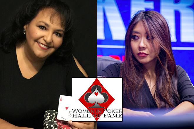 Lupe Soto And Maria Ho In Poker Hall Of Fame