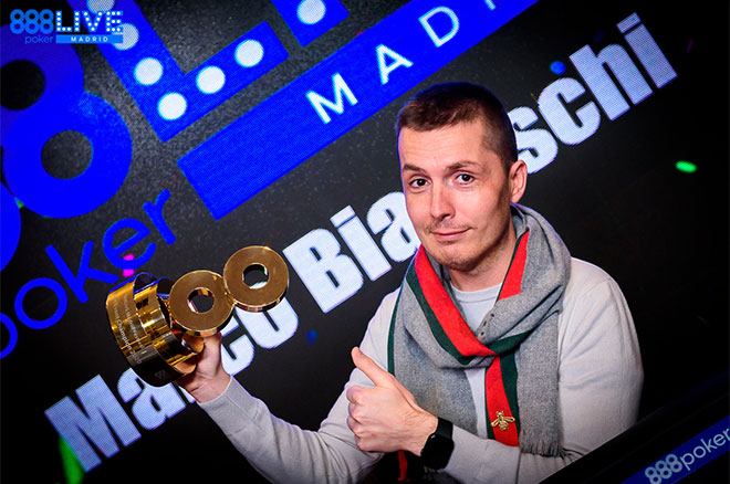 Marco Biavaschi wins 888poker LIVE Madrid 2020