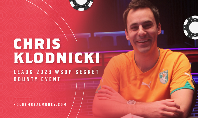chris klodnicki leads 2023 wsop secret bounty event